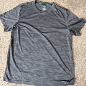 Gray Men's Athletic T-Shirt